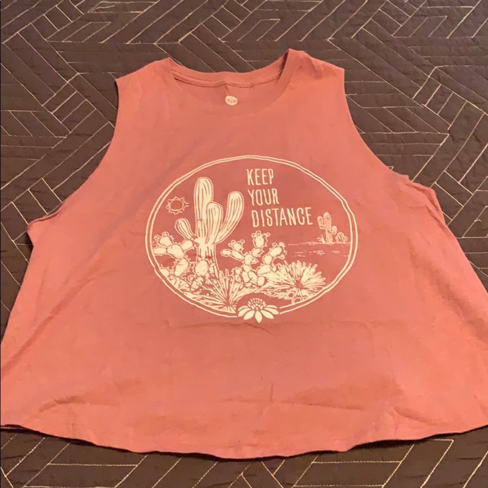 Keep Your Distance Crop-Mauvelous